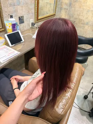 セミロング 前田 みのりのヘアスタイル
