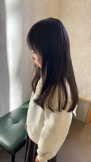 ロング 藤田 沙織のヘアスタイル