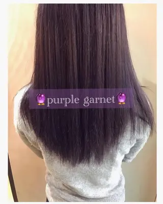 セミロング カラー 舟橋 りんかのヘアスタイル