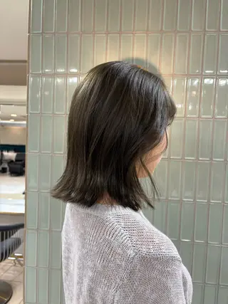 カラー 🌿新宿 カットモデル🫧のヘアスタイル