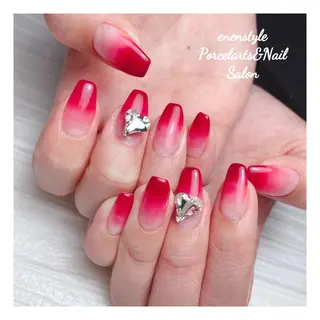 ミディアム ネイル 🐾enen style 🐾のネイルデザイン