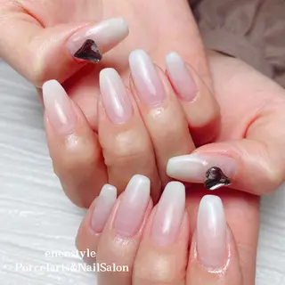 ミディアム ネイル 🐾enen style 🐾のネイルデザイン