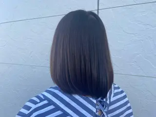 ミディアム カラー 麻生 真子のヘアスタイル