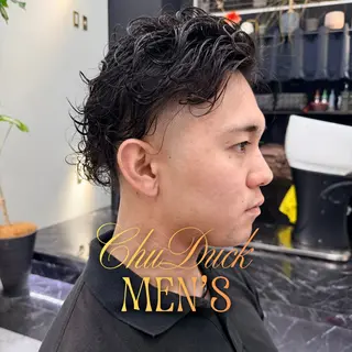 ショート メンズ フェードカット×メン ズカット/SHOTAのヘアスタイル