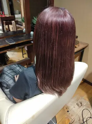 セミロング 青山 早智子のヘアスタイル