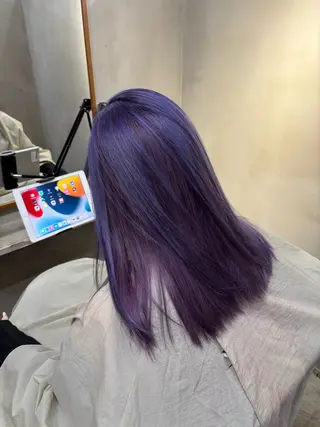 セミロング カラー 中園康 /カラー/ブリーチのヘアスタイル