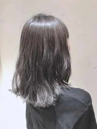 セミロング カラー パーマ ヘアアレンジ 【ツヤ髪美容師】 ツダケイスケのヘアスタイル
