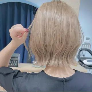 ショート カラー 廣瀬双葉 ボブ/ミディアムのヘアスタイル