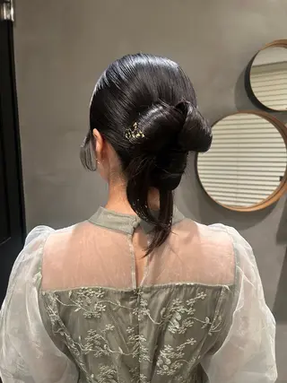 セミロング ヘアアレンジ デザイン/アレンジ ❤︎イシイレイのヘアスタイル