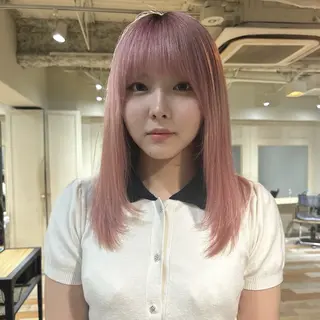 ミディアム カラー 池袋×ハイトーン✨ Takeのヘアスタイル