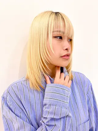 ミディアム ✨垢抜け×大日イオン ×似合わせ井谷拓馬のヘアスタイル