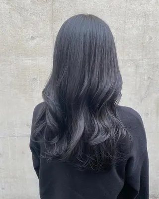 ロング カラー フレンチボブパーマ Yuukiのヘアスタイル