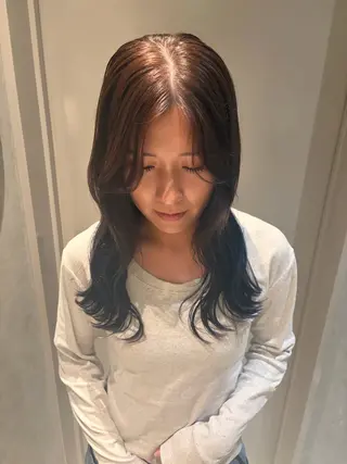ロング kurune chikaのヘアスタイル