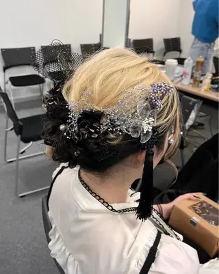 セミロング 梅山 美侑のヘアスタイル