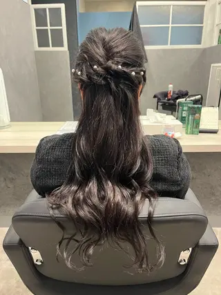 ロング 加藤 碧唯のヘアスタイル