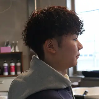 カラー メンズ ⭐️フウタ⭐️/郡山 /透明感カラーのヘアスタイル