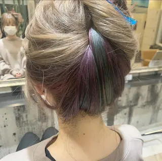 カラー ヤマダ サクラのヘアスタイル
