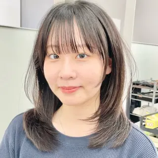 セミロング 金澤葉琉 /新潟/駅南のヘアスタイル