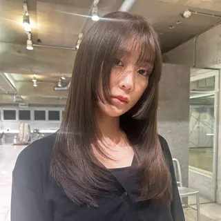 ロング カラー 渋谷ハイトーン pi-(ぴー)のヘアスタイル