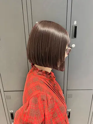 ミディアム 似合わせボブ🫧 丸みショート藤本のヘアスタイル