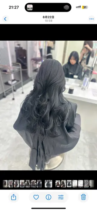 カラー 透明感🫧韓国 🫧hana🫧のヘアスタイル