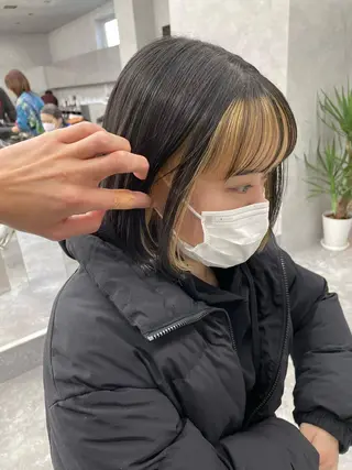 ショート カラー パーマ ヘアアレンジ メンズ キッズ ネイル マツエク・マツパ アイブロウ メンズヘアのカリスマ 北地　空のヘアスタイル