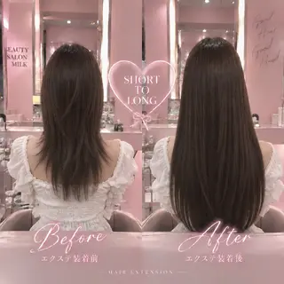 ロング ビューティサロン ミルクのヘアスタイル