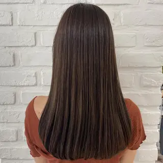 ロング カラー 横山 穂高のヘアスタイル