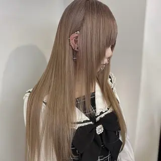 ロング カラー Ren. 🦋デザインカラーのヘアスタイル