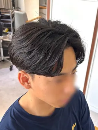 パーマ メンズ 似合わせメンズカット ブリーチ/ウルフ/栄のヘアスタイル