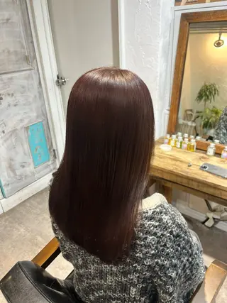 ミディアム 新宿/髪質改善 艶カラー👶Renaのヘアスタイル