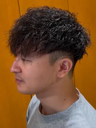 ショート パーマ メンズパーマ&メンズ 縮毛矯正/平野/渋谷のヘアスタイル
