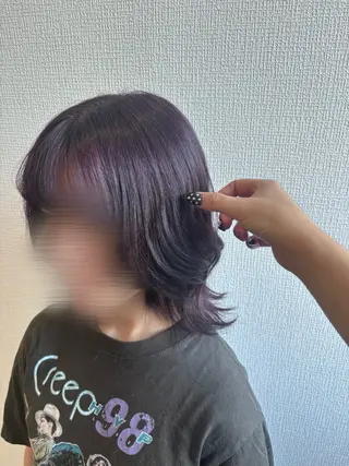 ロング カラー 韓国うる艶ハイトーン 💙ayana💙のヘアスタイル