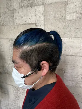メンズ 北島 遥香🫧インナ ー /ベージュカラーのヘアスタイル