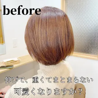 ショート カラー ショート/縮毛矯正 /白髪染め/YUUのヘアスタイル