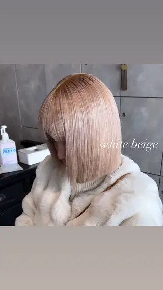 ミディアム カラー 💜ハイトーン💛 マジカルかいちゃんのヘアスタイル