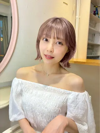 カラー 遠山 みのりのヘアスタイル