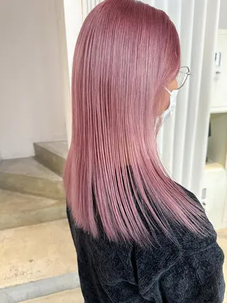 ロング カラー BOX mico.のヘアスタイル