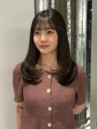 セミロング カラー 🥨みのり🥨/ レイヤーカット/ボブのヘアスタイル