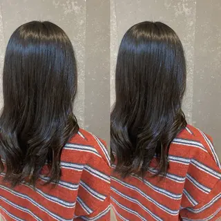 セミロング み うのヘアスタイル