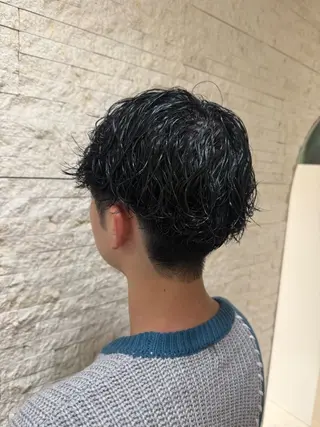 パーマ メンズ メンズカット￤パーマ 🌟yuzuka🌟のヘアスタイル