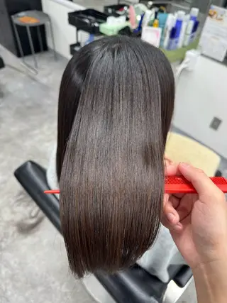 ミディアム 髪質改善メニュー 長井 美佐子のヘアスタイル