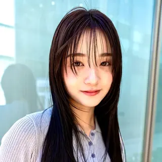 ロング YUJIN ツイスパ波巻き🔥のヘアスタイル