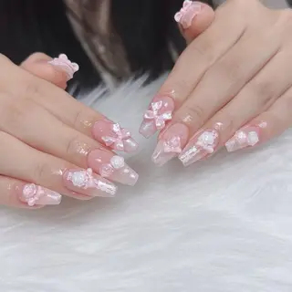 ネイル Sora  Nail 長さ出し専門店のネイルデザイン