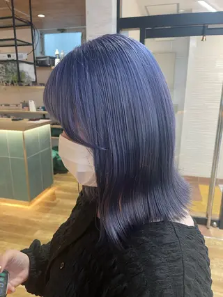 ミディアム 🫧似合わせレイヤー /縮毛矯正🫧のヘアスタイル