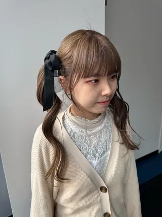 ロング カラー ヘアアレンジ ご予約は2月まで！ maho‪🐈🎀のヘアスタイル