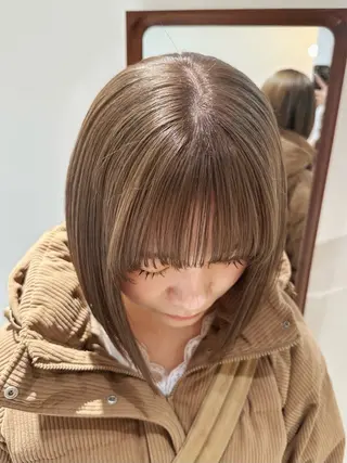 ミディアム パーマ MISA レイヤーカットのヘアスタイル