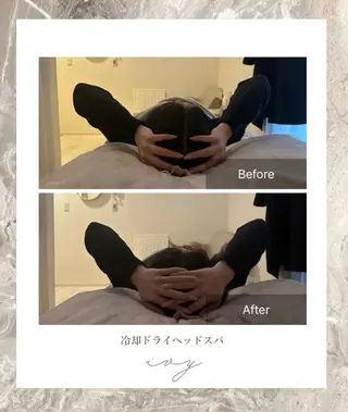 メンズ 新感覚マシン× ドライヘッドのエステ・リラクイメージ