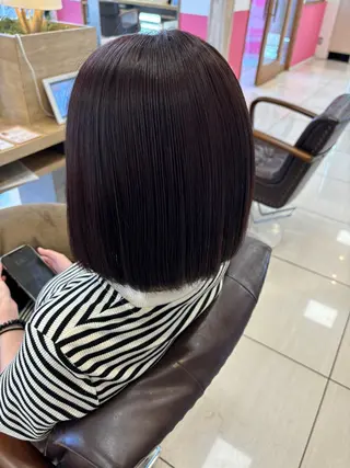 カラー 温水 愛華のヘアスタイル