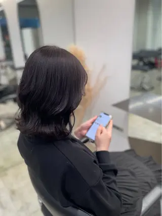 ミディアム 🤍ショート 🤍NANAMI🤍のヘアスタイル